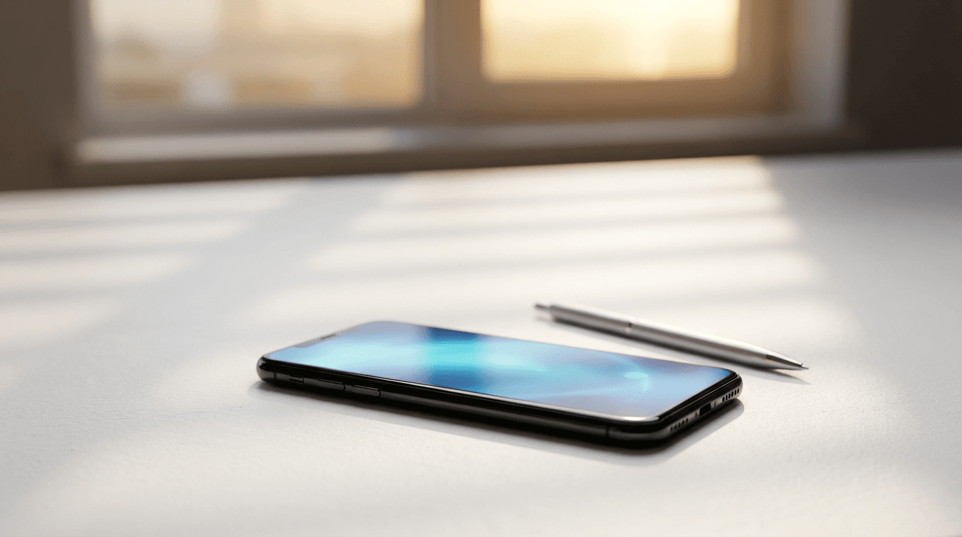 شاشة هاتف توضح رسالة فيديو شخصية تم تلقيها من خلال تطبيق ستاريج